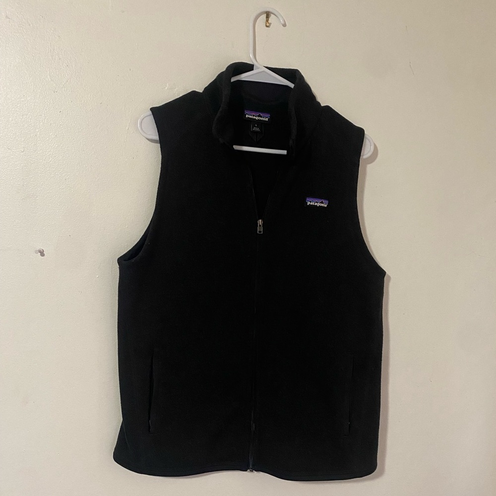 Black Patagonia Vest Women L Large